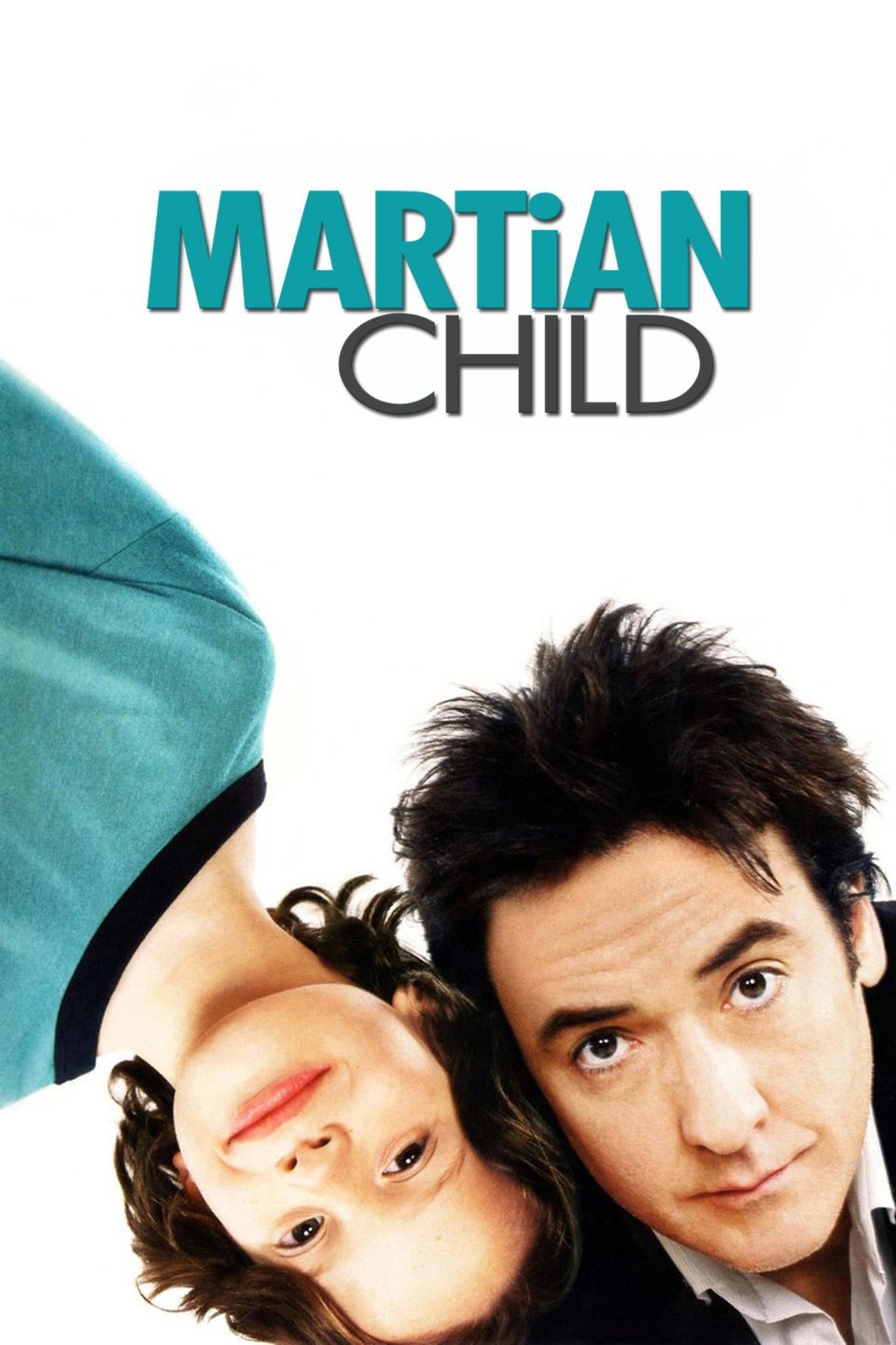 Martian Child. Movie Poster. John Cusack. Bobby Coleman. Closeup.